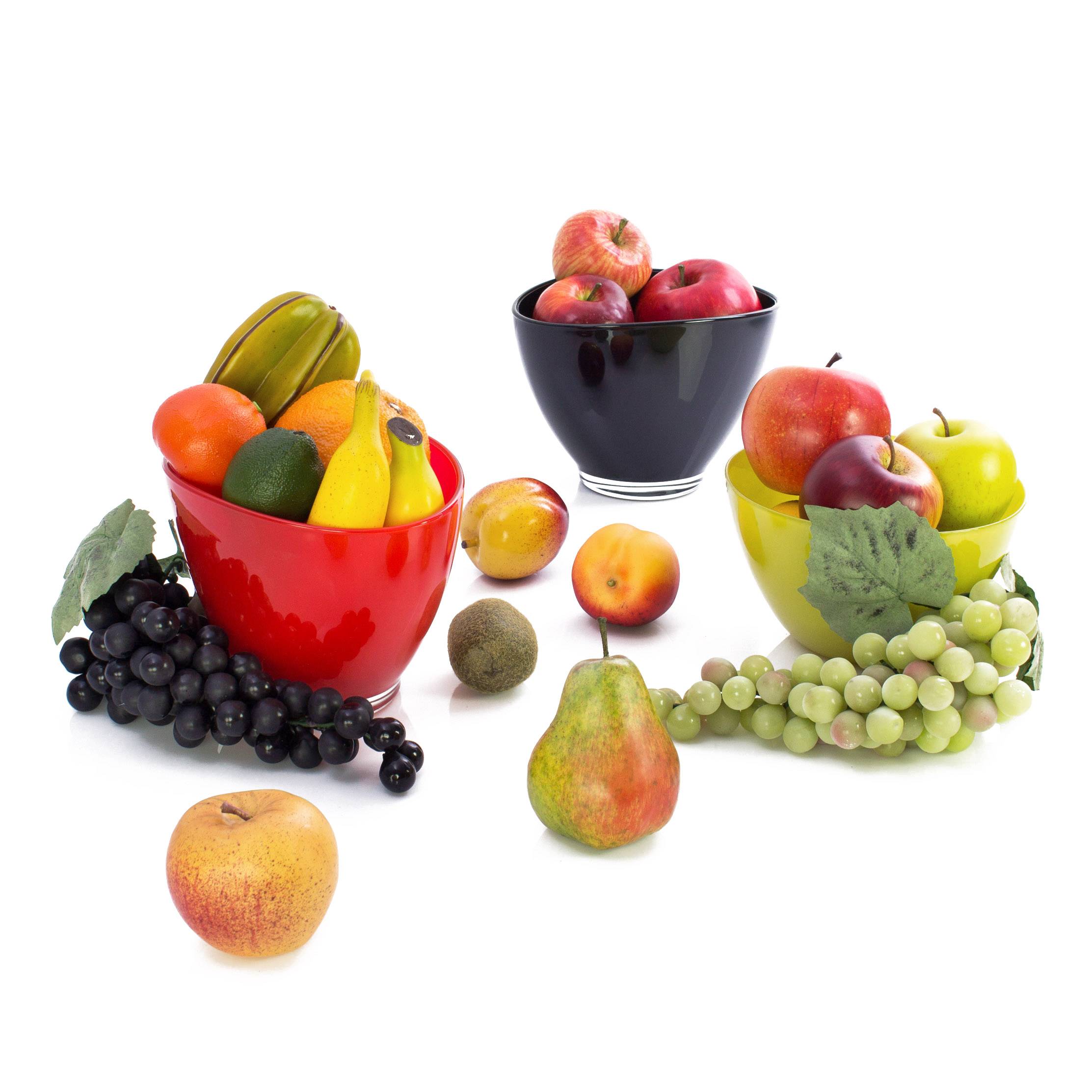 Pomme Artificielle ADALBERO Verte 8cm - Faux Fruit Décoratif Réaliste