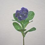 Fleur de sedum telephium artificielle EILIDH, lilas, 30cm