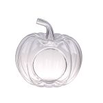 Terrarium en verre pour plantes KADINA, en forme de citrouille, transparent, 28cm, Ø28cm