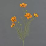 Schmuckkörbchen Zweig künstlich PONGAU, orange, 70cm, Ø5-7cm