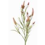 Branche décorative Trèfle EUTIN avec des fleurs, vieux rose-vert, 80cm, Ø1,5-2cm