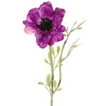 Anémone artificielle OKAPI, violet, 55cm, Ø10cm