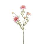 Branche décorative de nigelle JENNIE, rose, 70cm