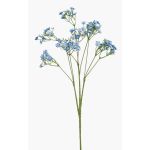 Gypsophile artificiel LITAGO, bleu, 70cm, Ø1,5cm