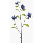 Branche décorative Clématite RUHNA, bleu, 75cm