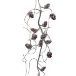 Guirlande artificielle de pommes de pin ZEBRO, naturel, 120cm