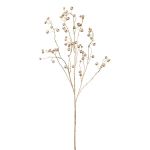 Branche décorative Rosier du Japon BLINTO avec des cynorrhodons, or métallique, 135cm