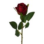 Fleur artificielle Rose EMBERY, rouge, 45cm