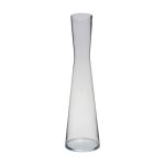 Vase à fleurs étroit SYRMA en verre, transparent, 50cm, Ø12cm