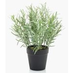 Faux romarin WHOOPI en pot décoratif, vert, 25cm