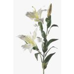 Lys artificiel KIRSTEN, blanc, 85cm, Ø15cm