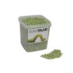 Billes d'argile expansée PERLA pour la décoration, granulés, vert pomme brillant, 1-4mm, seau de 5,5l, Made in Germany