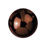 Boule de sapin de Noël FABIANA, 48 pièces, marron brillant, Ø3,5cm