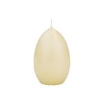 Eierkerze Kerzen Ostern LEONITA, creme, 9cm, 6cm, 16h - Made in Germany