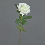 Rose artificielle KAILIN, blanc, 65cm