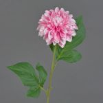 Fleur artificielle dahlia WANRU, rose-fuchsia, 50cm
