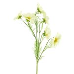 Branche décorative de cosmos YUNIAN, crème, 75cm