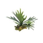 Plante artificielle fougère corne de cerf MIAOLI, piquet, vert, 25cm