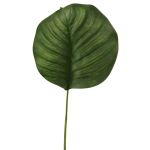 Feuille artificielle de Calathea Orbifolia ZICHEN, vert, 45cm