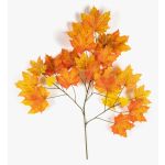 Branche d'érable artificielle SILVO, orange-jaune, 80cm