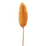 Feuille décorative Strelitzia YISHAO, orange-rose, 90cm