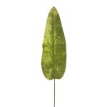 Feuille de bananier velours AOXUE, vert, 70cm