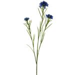 Tige de bleuet artificiel NAWEN, bleu clair, 65cm, Ø3-5,5cm