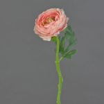 Fleur artificielle renoncule WENNA, rose, 30cm