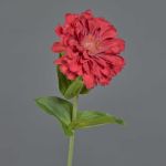 Fleur artificielle zinnia MIANMO, rouge, 60cm
