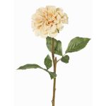 Fleur artificielle de dahlia BREDANA, beige, 60cm, Ø11cm