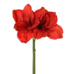 Amaryllis artificielle NARWELA, rouge, 70 cm, Ø 10-13 cm