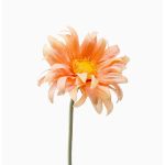 Gerbera artificiel BILFON, couleur pêche, 50cm