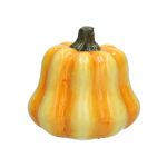 Deko-Kürbis KAITLYNN aus Keramik, orange, 10cm, Ø10cm