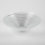 Coupe en verre SELMA, transparent, 7cm, Ø23cm