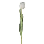 Fleur décorative Tulipe GUSNAV, blanc, 50cm, Ø5cm