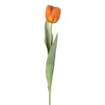 Fleur décorative Tulipe GUSNAV, orange, 50cm