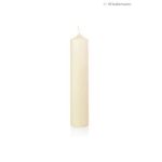 Bougie d'autel NADEGE en 100 % cérésine, ivoire, 60 cm, Ø 8 cm, 256 h - Fabriquée en Allemagne