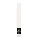 Bougie cylindrique AURORA, blanche, 25cm, Ø3,5cm, 25h - Fabriquée en Allemagne