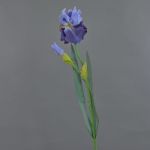 Iris artificiel ALYSSA, bleu, 70cm, Ø13cm