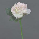 Rose artificielle QUINZY, rose clair, 30cm, Ø12cm