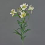 Alstroemeria artificiel AUBERTA, vert-blanc, 75cm, Ø6cm