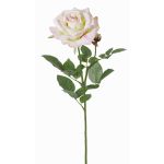 Fausse rose JANINE, rose clair, 70cm, Ø12cm