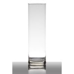 Vase en verre SANYA EARTH, cylindre, transparent, 30cm, Ø9cm