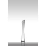 Vase étroit en verre PATTY EARTH, transparent, 35cm, Ø7cm