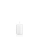 Bougie pilier MAEVA, blanc, 8cm, Ø5cm, 18h - Made in Germany