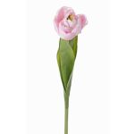 Tulipe artificielle ROMANA, rose, 45cm, Ø6cm