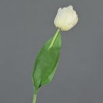 Tulipe artificielle ROMANA, blanc, 45cm, Ø6cm