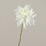 Dahlia artificiel SMILA, crème, 55cm, Ø12cm