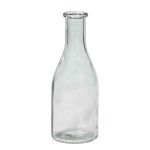 Bouteille décorative en verre ANYA, transparent, 18cm, Ø6,5cm