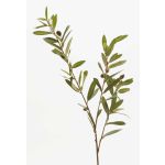 Branche d'olivier artificiel PARKER avec fruits, 80cm